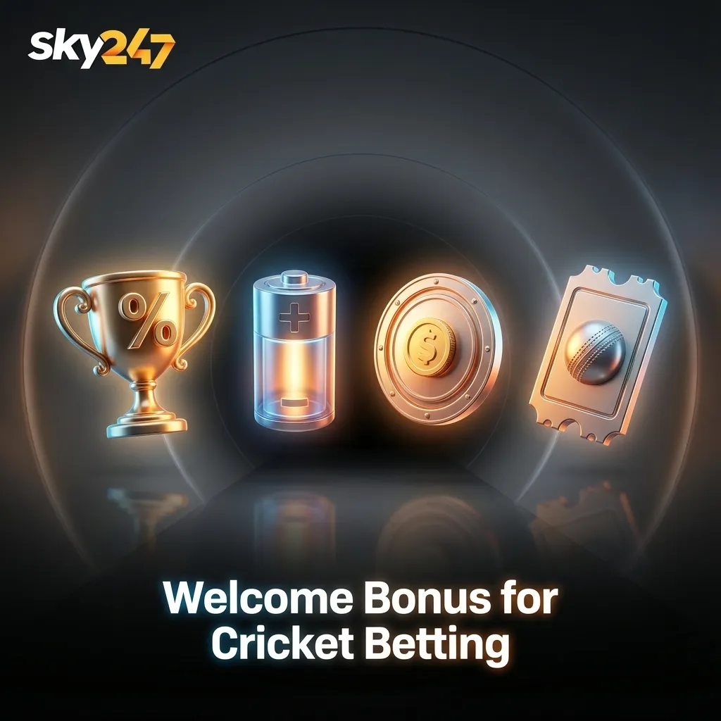 Banner showing “24% cricket betting cashback up to ₹10,247” with cricket graphics and a mobile betting app screen