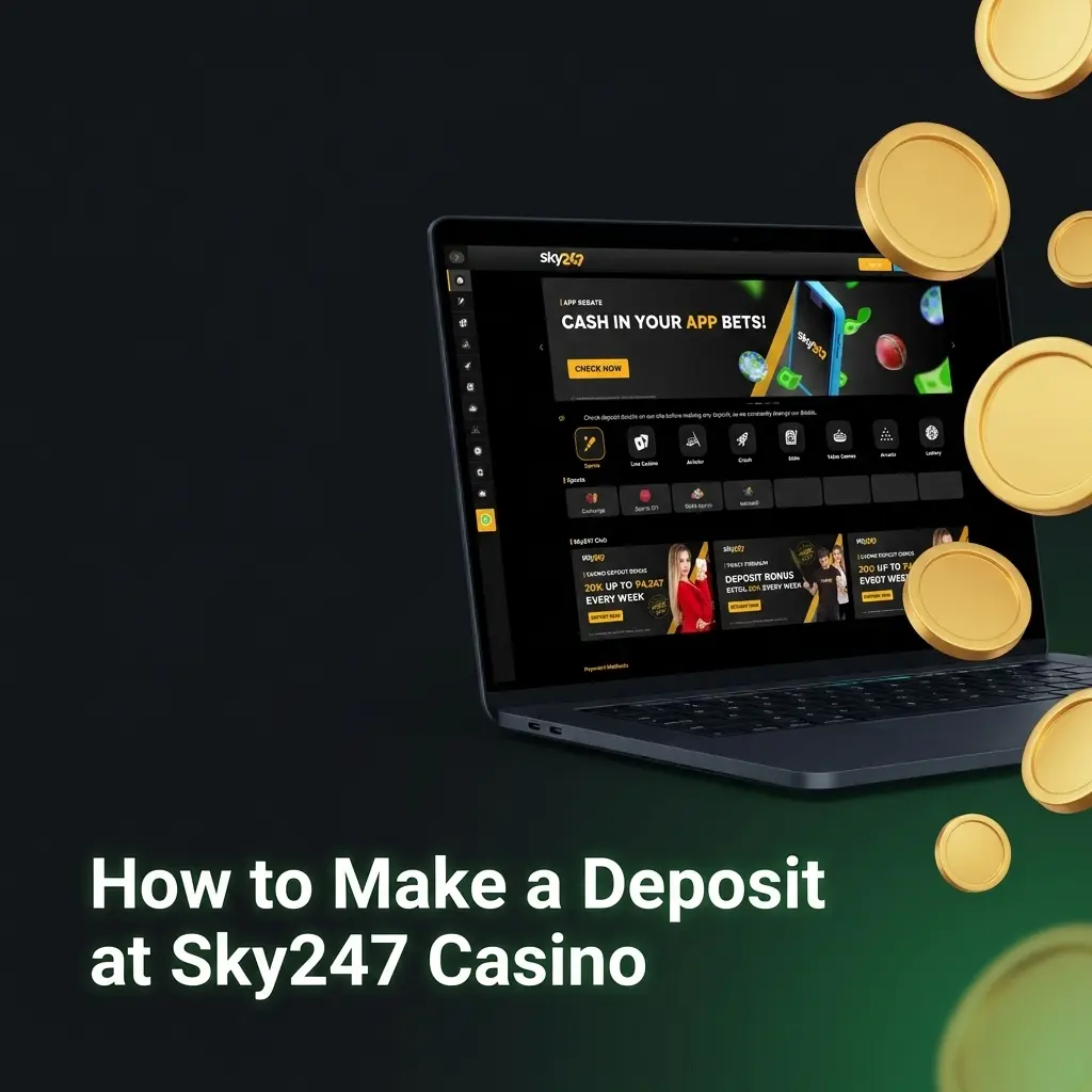 Step-by-step guide to making a deposit at Sky247 Casino using UPI, PhonePe, Paytm, or bank transfer in India