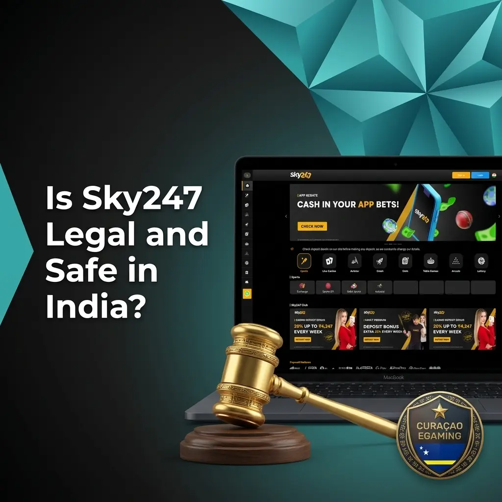 Sky247 Curacao licensed platform with SSL encryption, RNG certification, and 2FA security for Indian players
